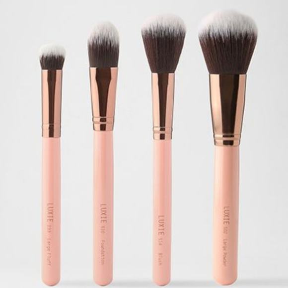 Luxie Face Complexion Rose Gold Brush Set - Picture 1 of 4